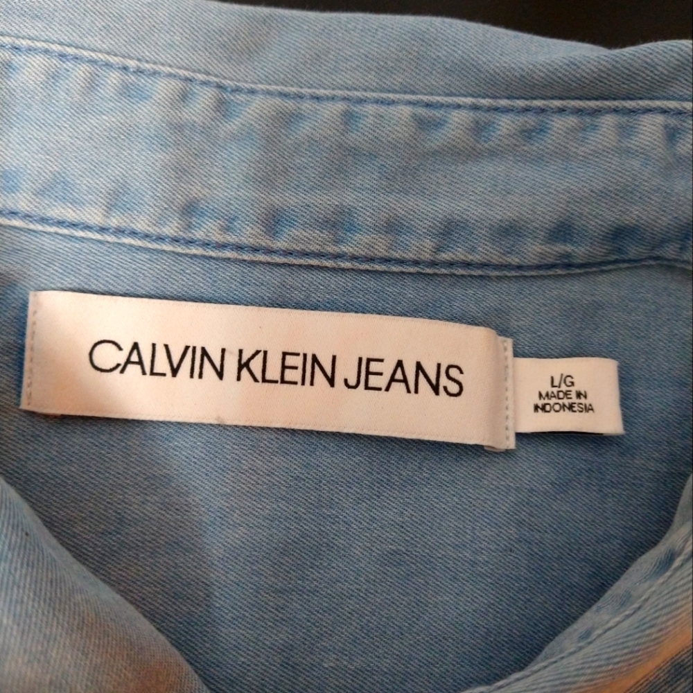 Calvin Klein Short Sleeve Jean Shirt